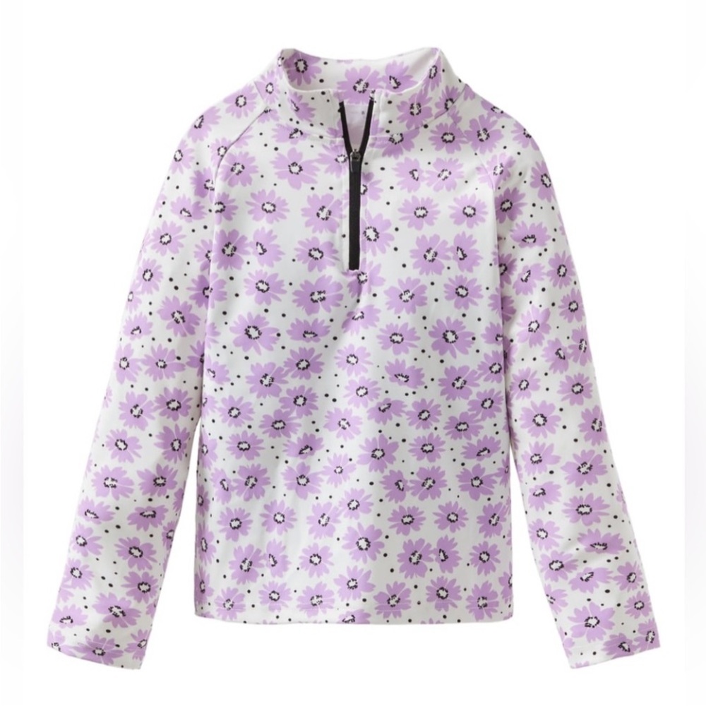 Zara TECHNICAL FLORAL SKI T-SHIRT